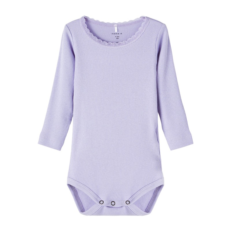 NAME IT langærmet bodystocking | Økologisk Bomuld | Shop trygt her!