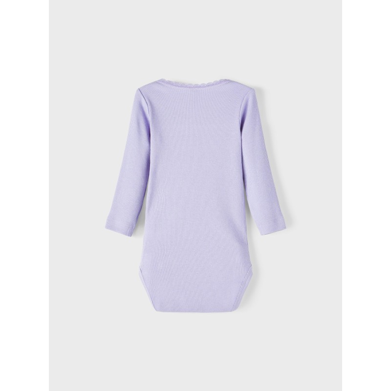 NAME IT langærmet bodystocking | Økologisk Bomuld | Shop trygt her!