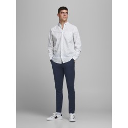 JACK & JONES Marco Jersey Performance Chino Pants - Dark Navy