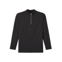 LMTD Tune Langærmet Half Zip Top - Sort