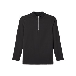 LMTD Tune Langærmet Half Zip Top - Sort