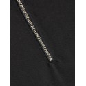 LMTD Tune Langærmet Half Zip Top - Sort