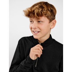 LMTD Tune Langærmet Half Zip Top - Sort