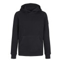 JACK & JONES Junior  Waffle Sweat Hoodie - Sort