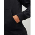 JACK & JONES Junior  Waffle Sweat Hoodie - Sort