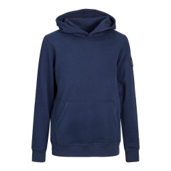 JACK & JONES Junior Waffle Sweat Hoodie - Navy Blazer