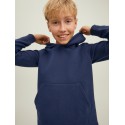 JACK & JONES Junior Waffle Sweat Hoodie - Navy Blazer