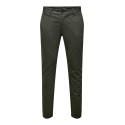 ONLY & SONS Mark Herringbone Performance Bukser - Olive Night