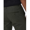 ONLY & SONS Mark Herringbone Performance Bukser - Olive Night