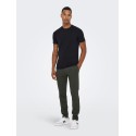 ONLY & SONS Mark Herringbone Performance Bukser - Olive Night