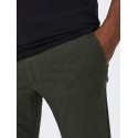 ONLY & SONS Mark Herringbone Performance Bukser - Olive Night