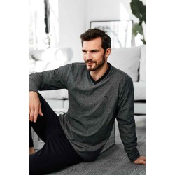 JBS Pyjamas Jersey - Sort & Grå