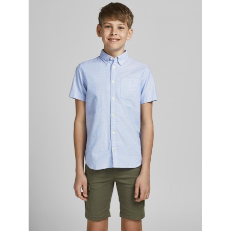 JACK & JONES JUNIOR Oxford Skjorte - Kortærmet | Drengetøj