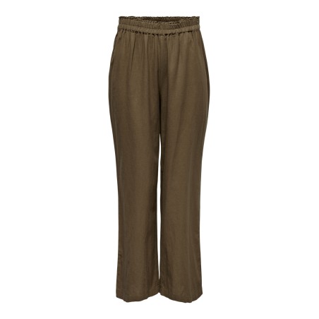 ONLY Tokyo Højtaljede Linen Blend St Bukser Pnt - Cub