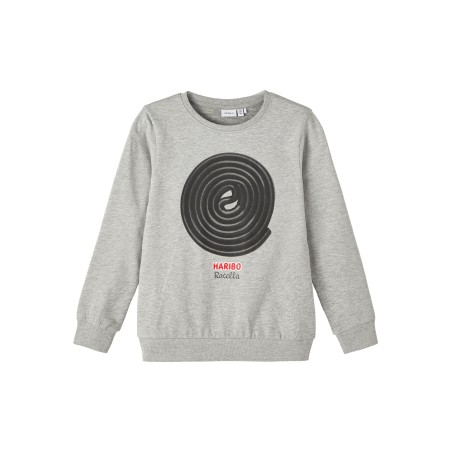 NAME IT Kids Darci Haribo Sweatshirt - Grey Melange