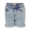 KIDS ONLY Phine Korts Denim Azg668 - Light Blue Denim