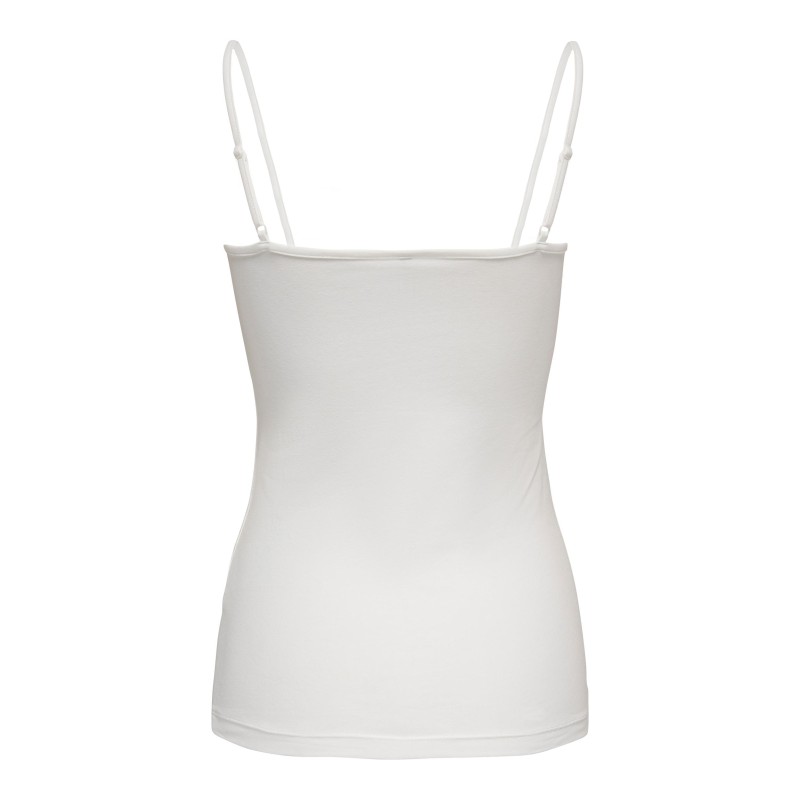 JDY Ava Singlet Top - Cloud Dancer