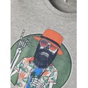 NAME IT Kids Bruno T-shirt - Grey Melange