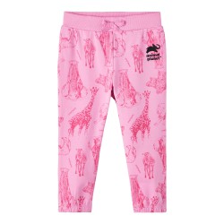 NAME IT Mini Jess Animal planet Sweatpants - Cyclamen