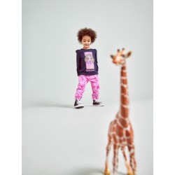NAME IT Mini Jess Animal planet Sweatpants - Cyclamen
