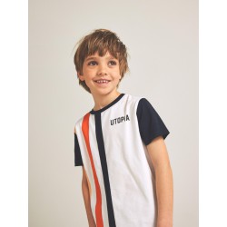 NAME IT Kids Tasso Kortærmet Top - Orange Chiffon