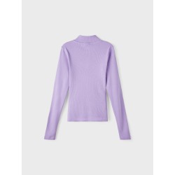 LMTD Dida Kort Half Zip Top - Sand Verbena
