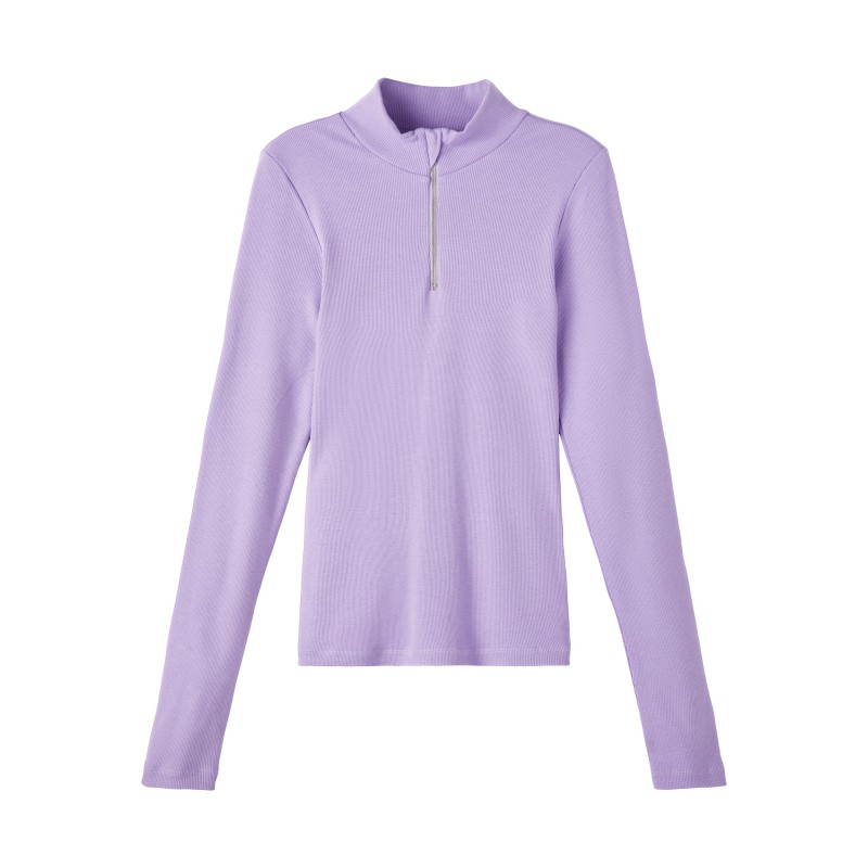 LMTD Dida Kort Half Zip Top - Sand Verbena
