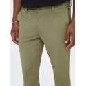 ONLY & SONS Mark Performance Chino Bukser - Mermaid