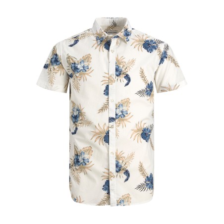 JACK & JONES Becs Shirt Kortærmet - Cloud Dancer