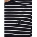 ONLY & SONS Henry Stribede T-shirt - Dark Navy