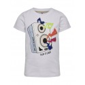 KIDS ONLY IZZY S/S PHONE/SPEAKER - Brigth White