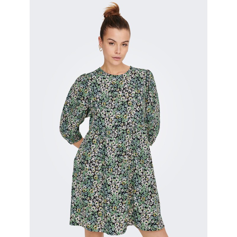 JDY Soro 3/4 Vævet Kjole - Sort