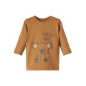 NAME IT Baby Tobbie L/S Top - Toasted Coconut