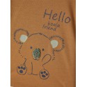 NAME IT Baby Tobbie L/S Top - Toasted Coconut