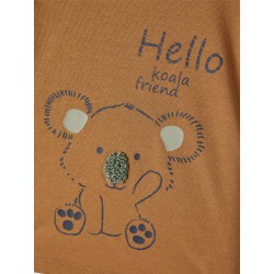 NAME IT Baby Tobbie L/S Top - Toasted Coconut