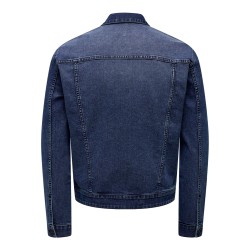 ONLY & SONS Coin Denim Jakke - Medium Blue Denim