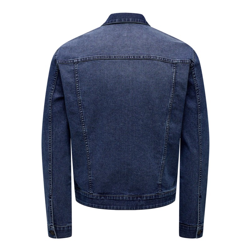 ONLY & SONS Coin Denim Jakke - Medium Blue Denim