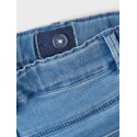 NAME IT Mini Salli Slim Sweat Denim Leggings - Light Blue Denim