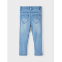 NAME IT Mini Salli Slim Sweat Denim Leggings - Light Blue Denim