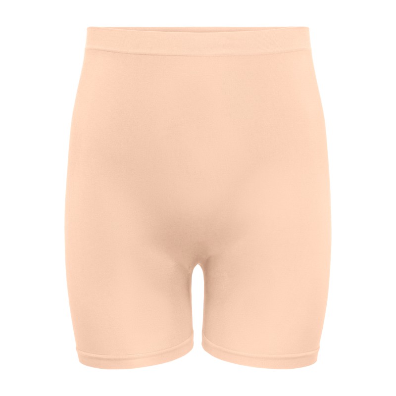 ONLY CARMAKOMA Ottilia Seamlekortærmet Korts Jrs - Nude