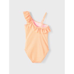 NAME IT Nkfziline Swimsuit Box - Orange Pop