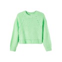NAME IT Nkfdilisa Langærmet Kort Knit - Green Ash