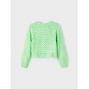 NAME IT Nkfdilisa Langærmet Kort Knit - Green Ash