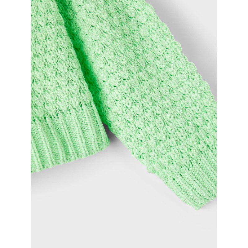 NAME IT Kids Dilisa Kort Strik - Green Ash