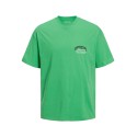 JACK & JONES Jorbrink Studio Back Tee Kortærmet Crewneck Junior - Island Green