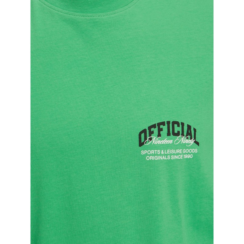 JACK & JONES Jr Brink Studio Back T-shirt - Island Green