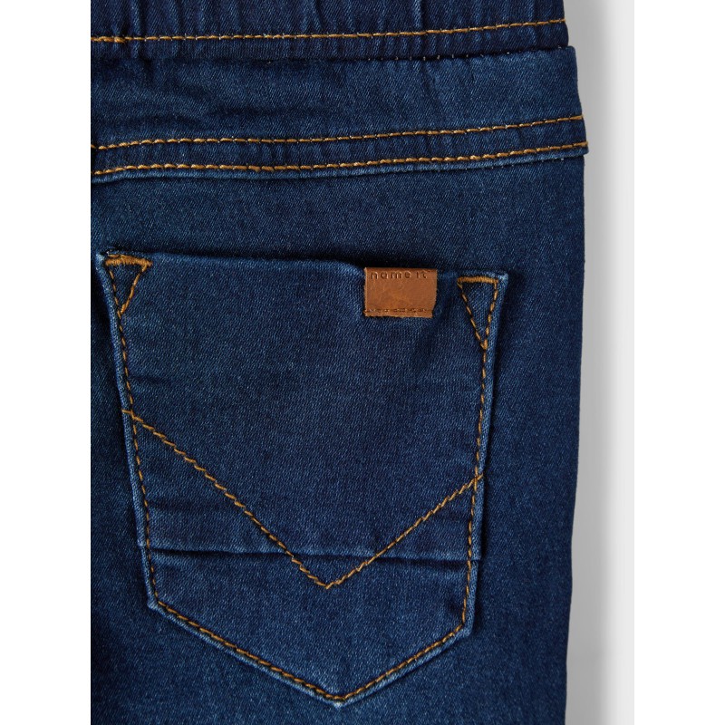 NAME IT Mini Ryan Slim Sweat Jeans - Dark Blue Denim