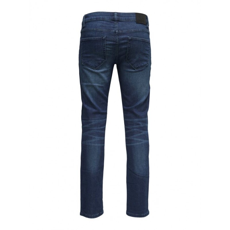 ONLY & SONS Jog Performance Jeans - Medium Blue Denim