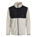 JACK & JONES Jcofilo Polarfleece Sweat Zip High Sn - Moonbeam