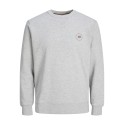 JACK & JONES Jprblushield Sweat Crew Neck - Cool Grey